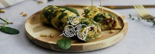 Gezond hapje: Spinazie ei-rolletjes - Charlotte Labee