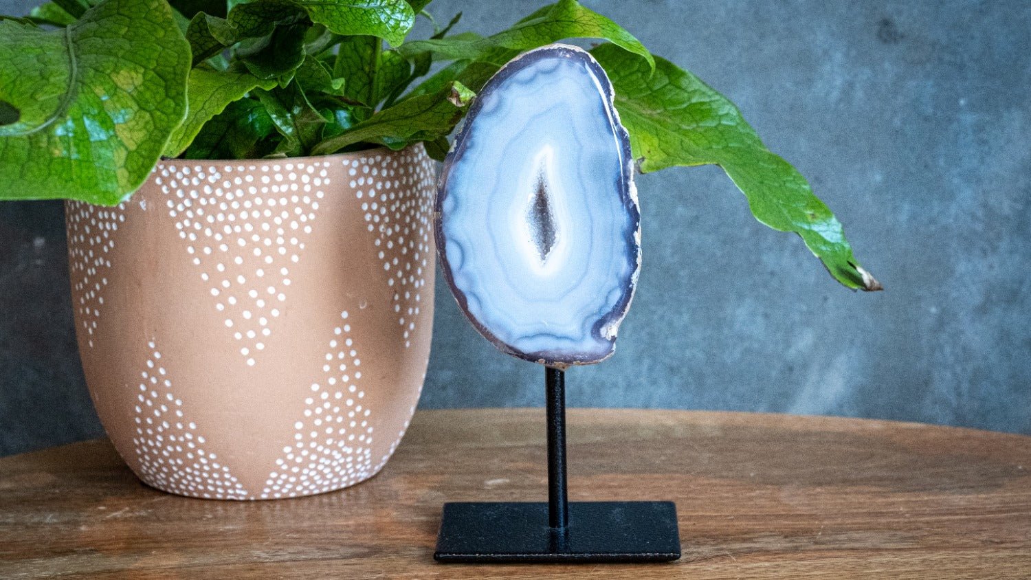 Agaat op sokkel - CL Health by Charlotte Labee