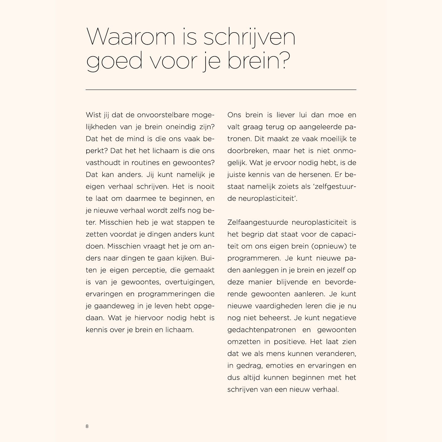 Brain Balance notitieboek - CL Health by Charlotte Labee