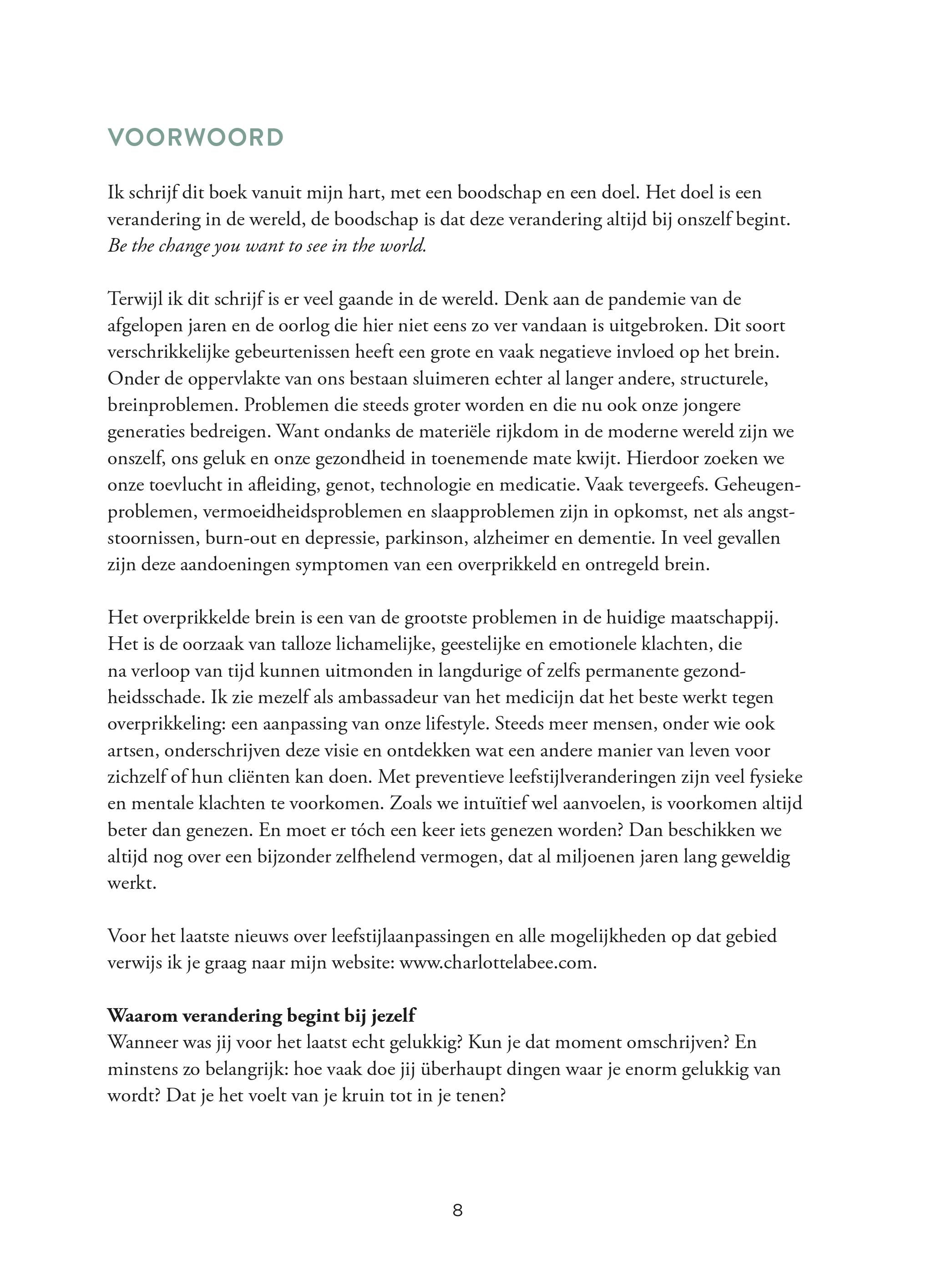 Boek Overprikkeld Brein - CL Health by Charlotte Labee