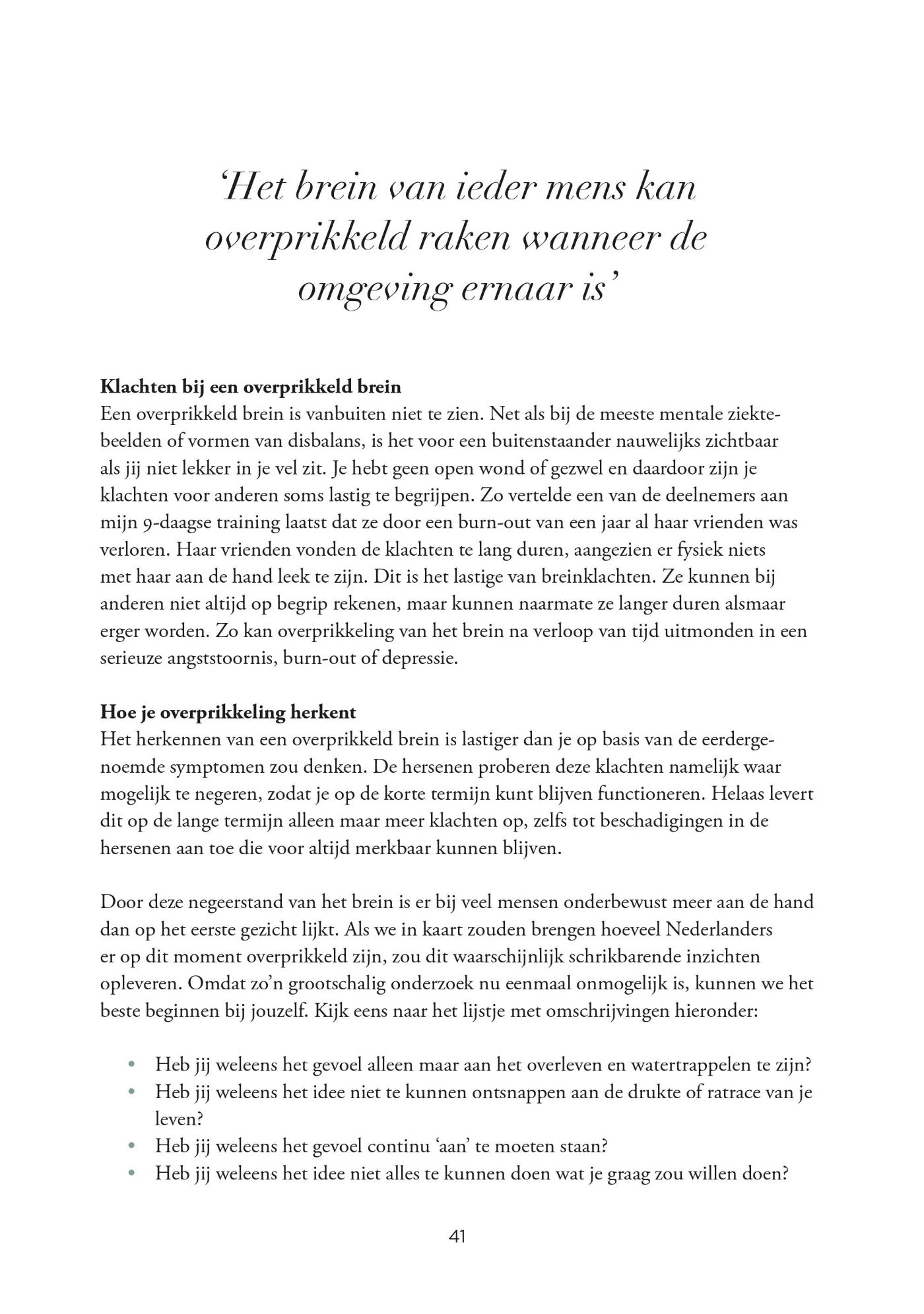 Boek Overprikkeld Brein - CL Health by Charlotte Labee