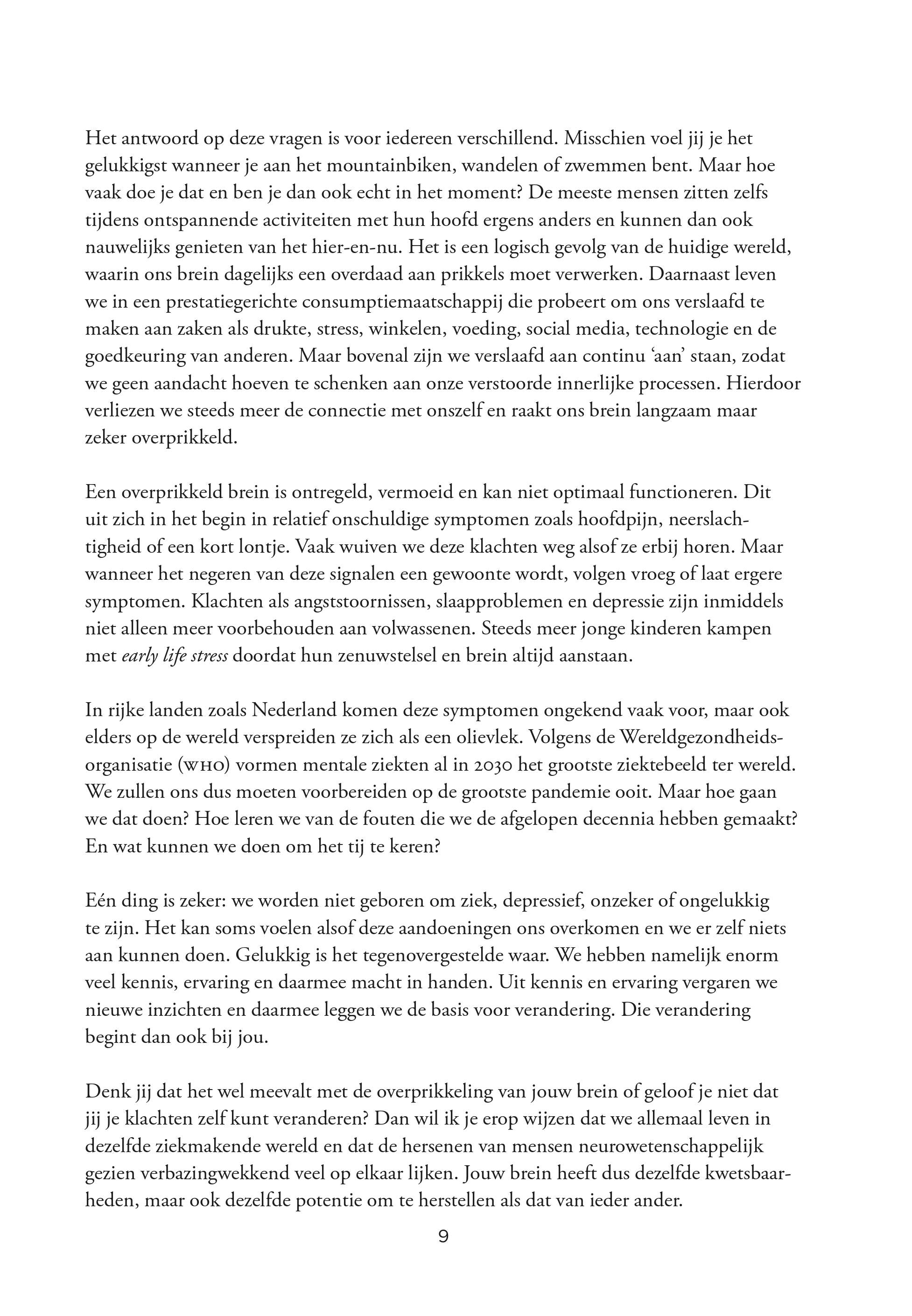 Boek Overprikkeld Brein - CL Health by Charlotte Labee
