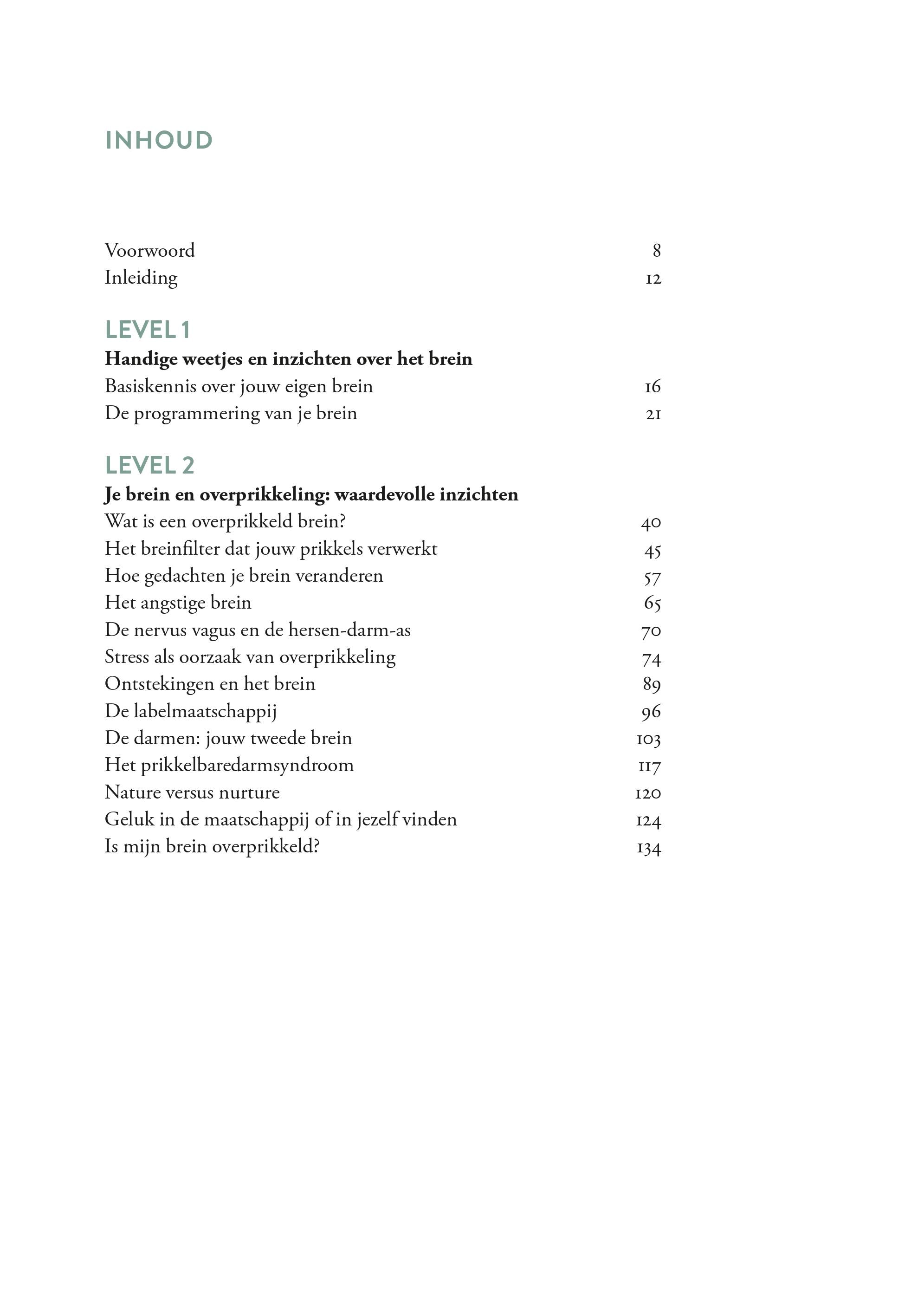 Boek Overprikkeld Brein - CL Health by Charlotte Labee