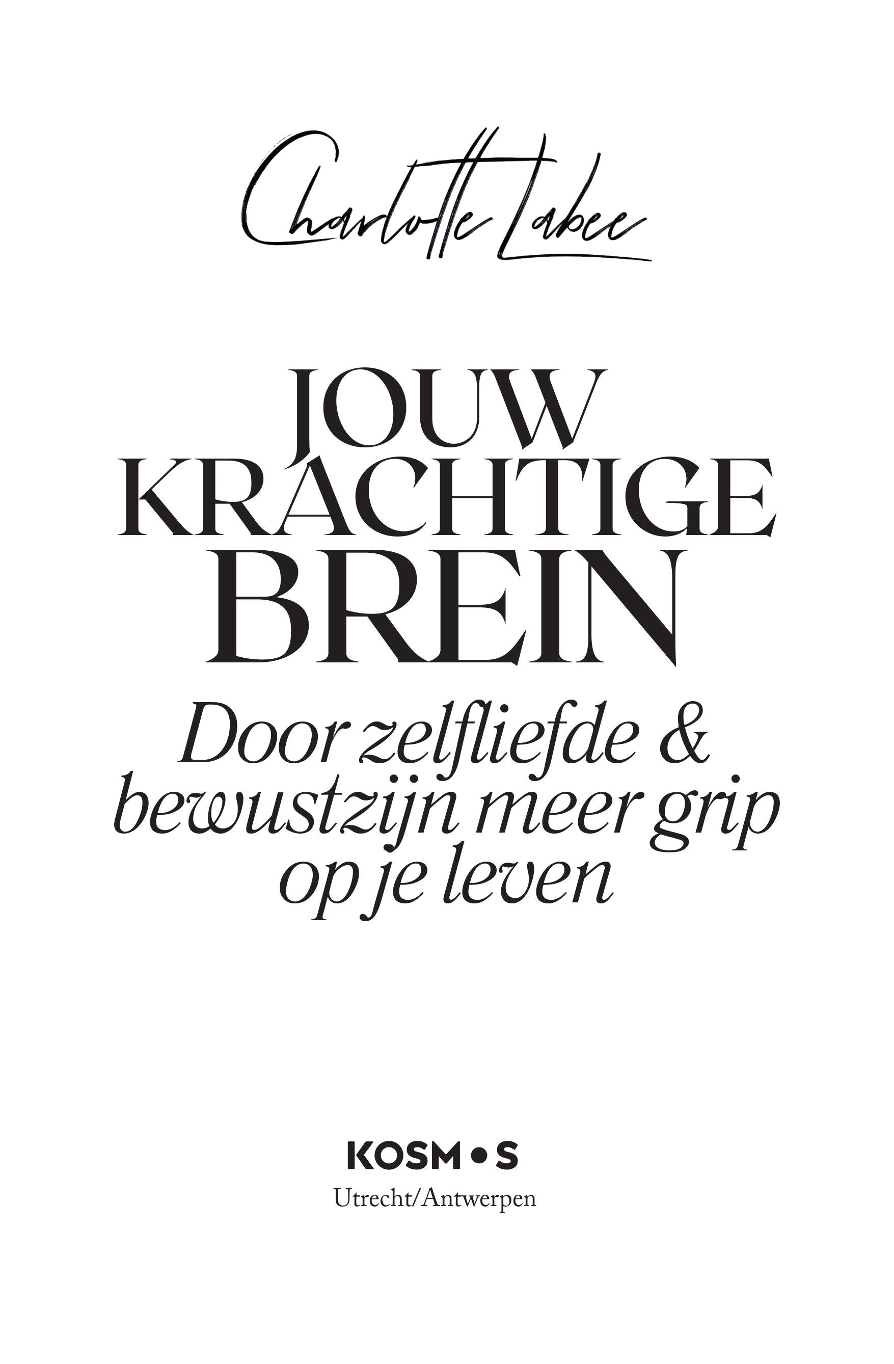 Boek Jouw Krachtige Brein - CL Health by Charlotte Labee