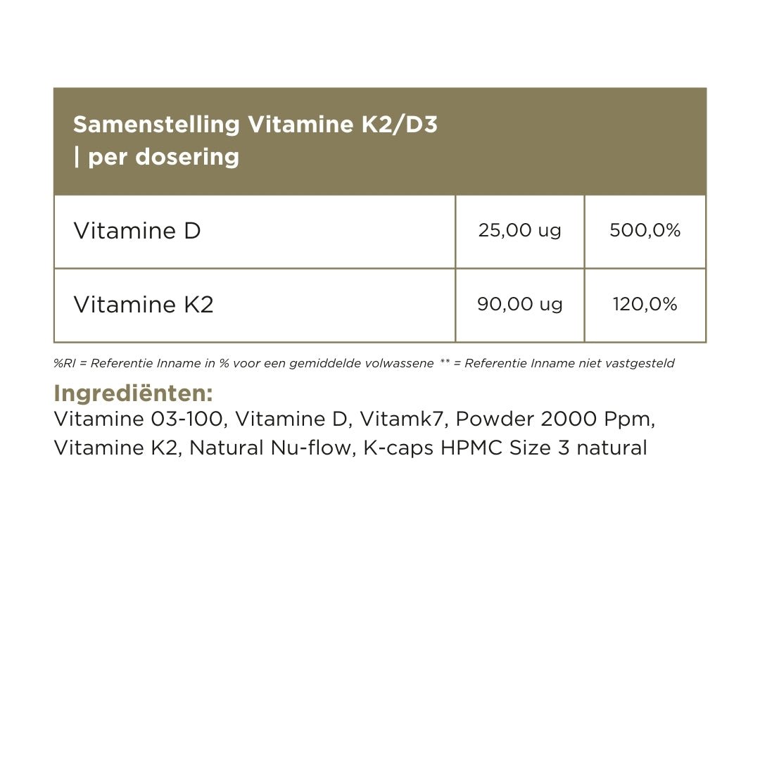 Vitamine K2/D3 - CL Health by Charlotte Labee
